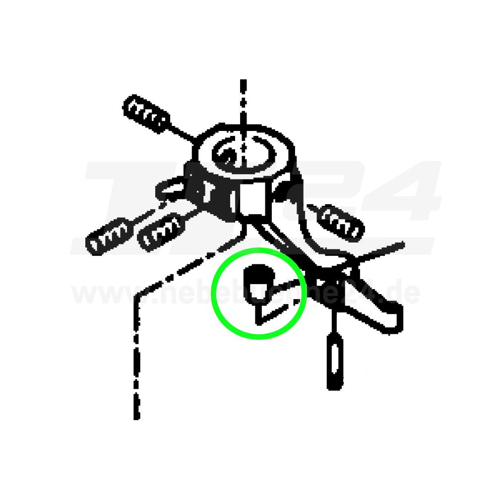 Walze/Rolle für Montagekopf von Reifenmontiermaschinen