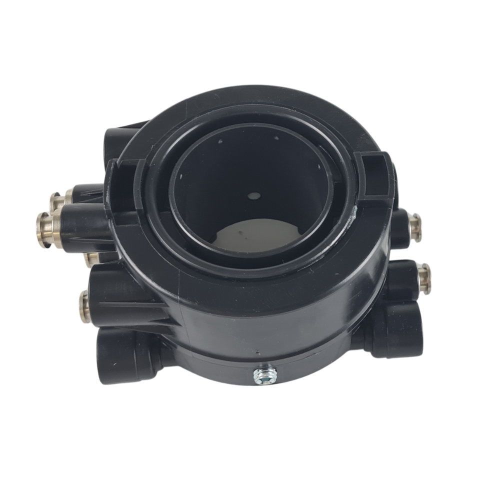 Rotary valve air distributor for Ravaglioli tire changers