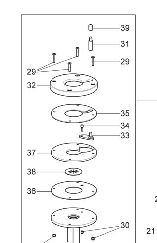 Verlängerung Mitnehmerbolzen für Radhalter Ravaglioli G1065EL, G1065ELIT, G1045EL, G1045ELIT, G1005EL, G1005ELIT