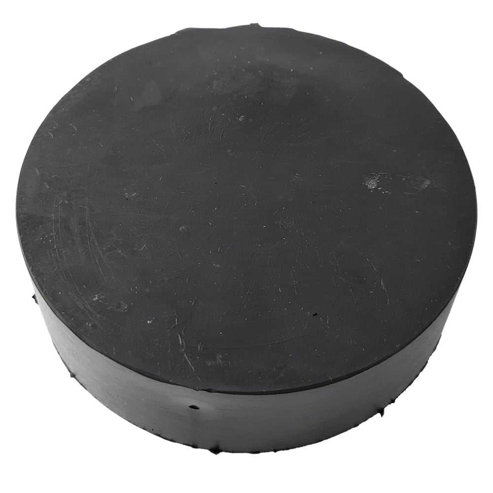 Gummiauflage für Wagenheber mit Nut, Ø100 x 30 mm