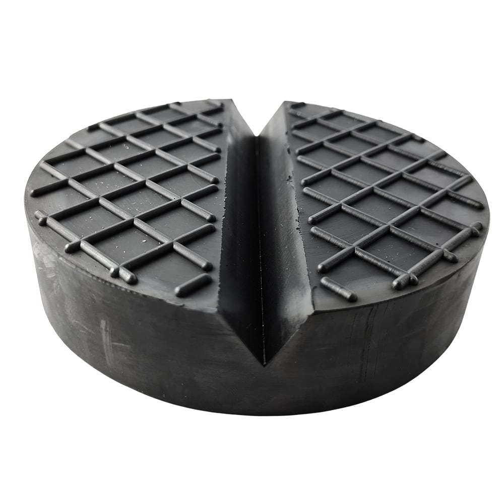Gummiauflage für Wagenheber mit Nut, Ø130 x 30 mm