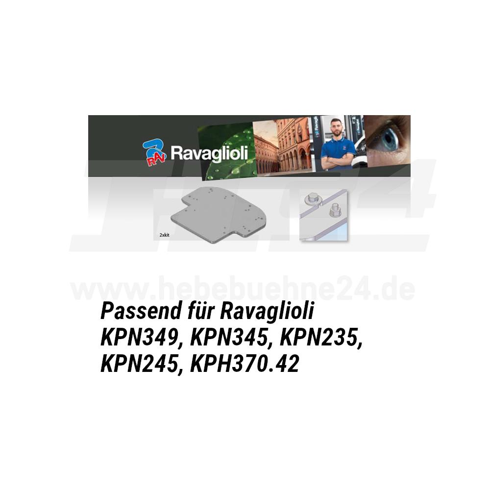 Grundplatte für Fundamente mit 10-15cm für Ravaglioli - S349A1