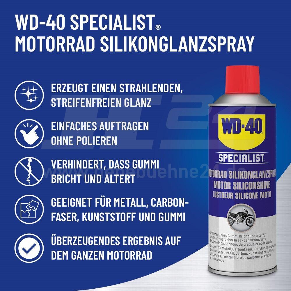 WD-40® Specialist Motorrad Silikonglanzspray » 400 ml