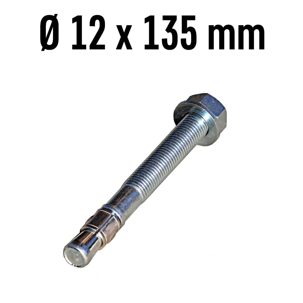 Schlaganker für Hebebühne, Ø12 mm x 135 mm