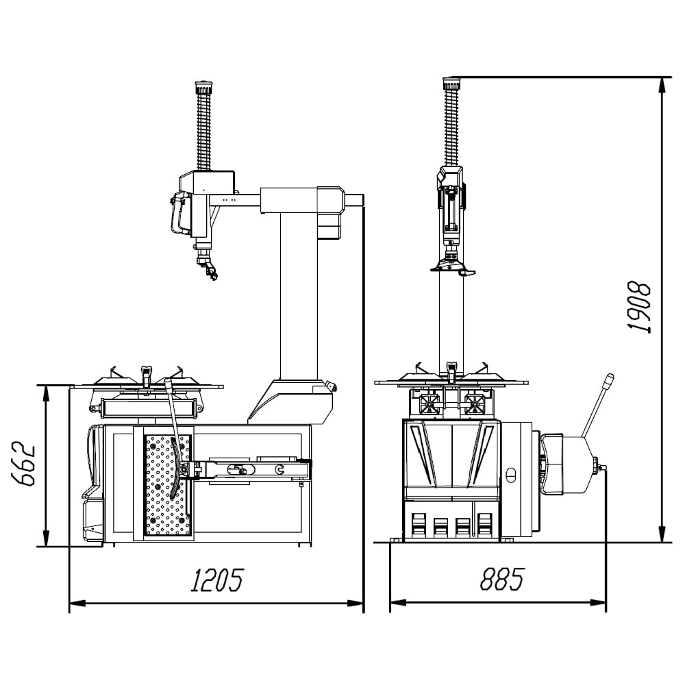 ATH Heinl M33 + A24 » Reifenmontiermaschine für Runflat & UHP-Reifen