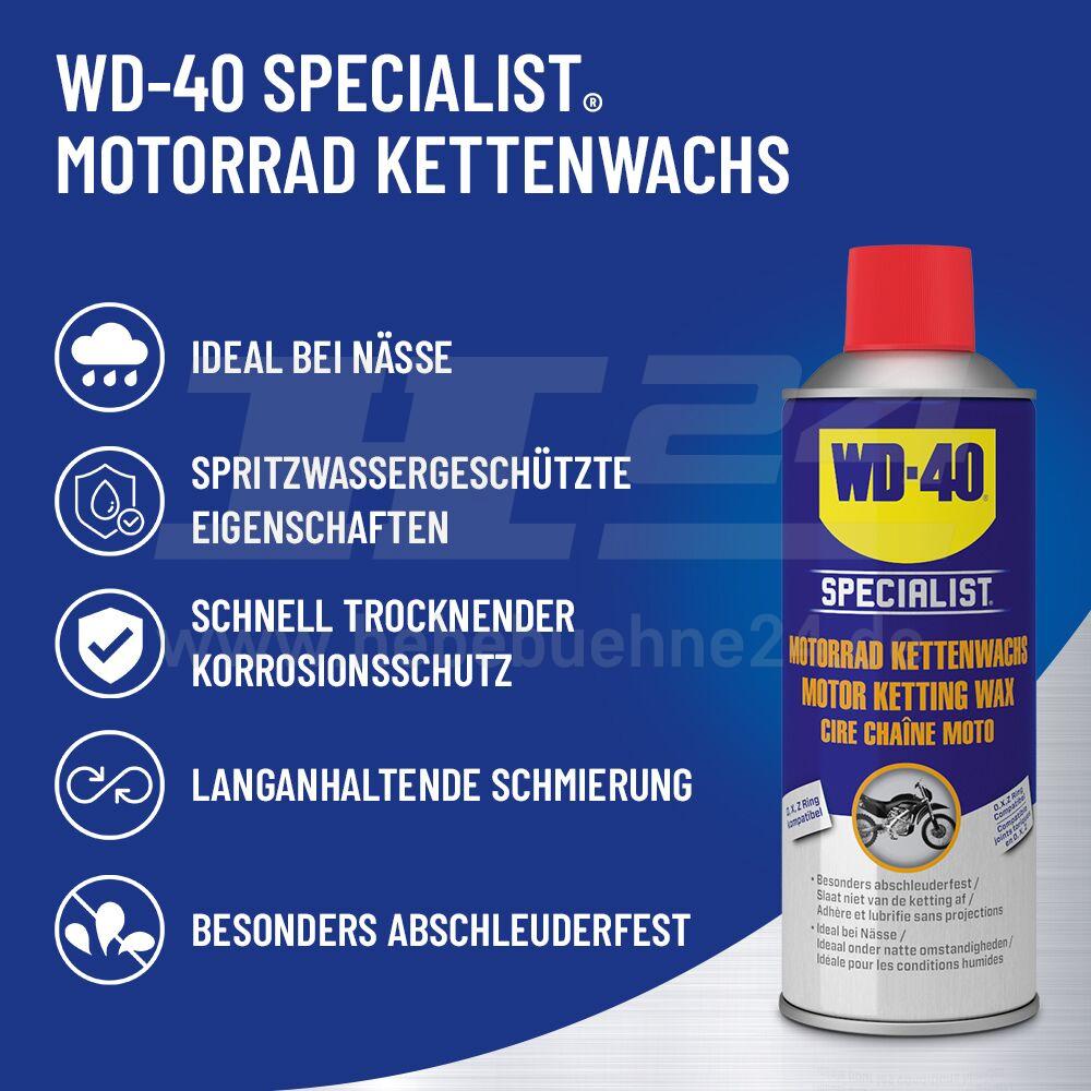 WD-40® Specialist Motorrad Kettenwachs » 400 ml