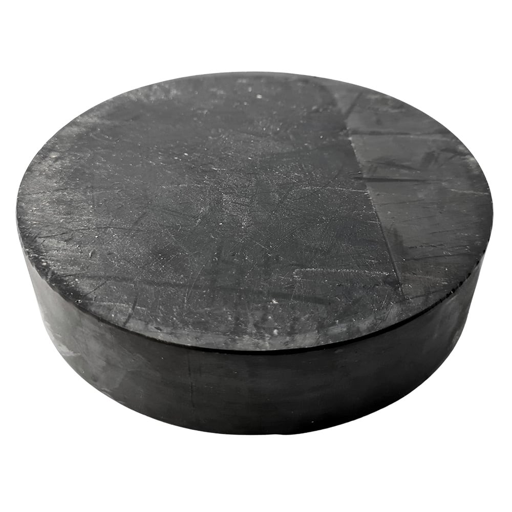 Gummiauflage für Wagenheber mit Nut, Ø130 x 30 mm