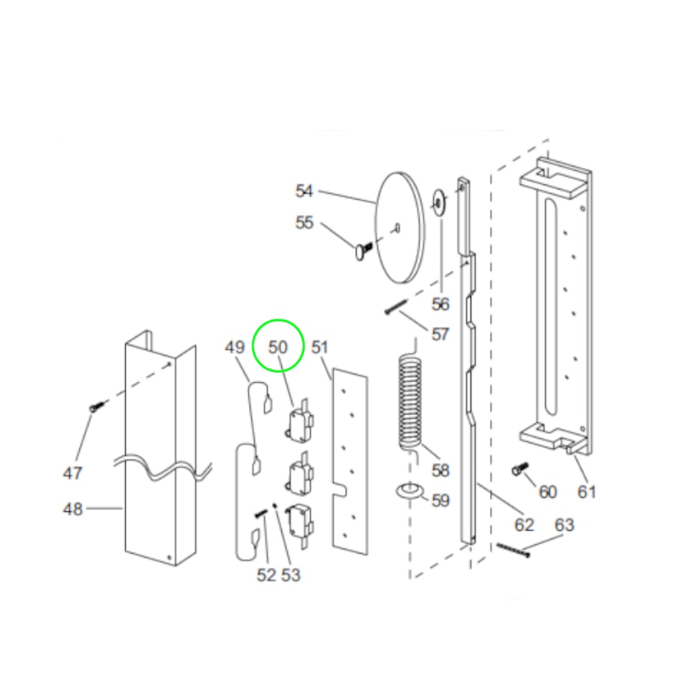 Mikroschalter für Hofmann MTF 3000