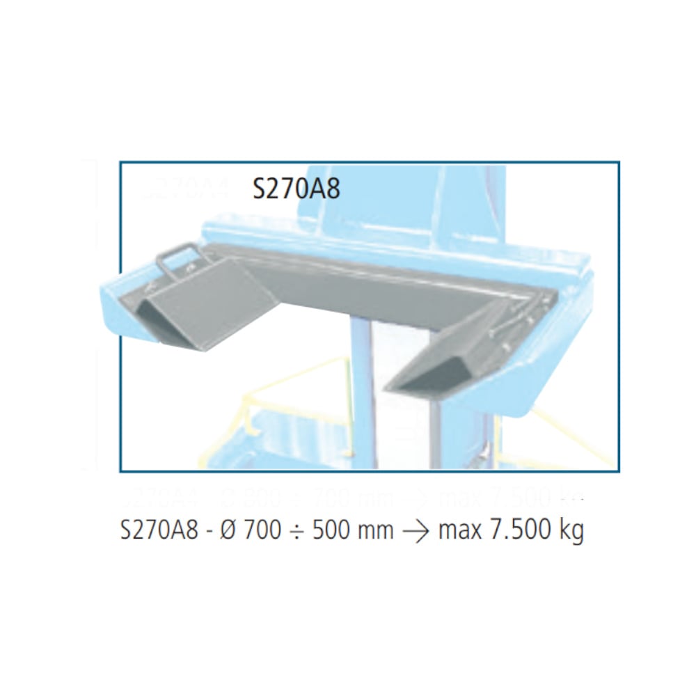 Adapter für Radgreiferanlage Ravaglioli S270A8