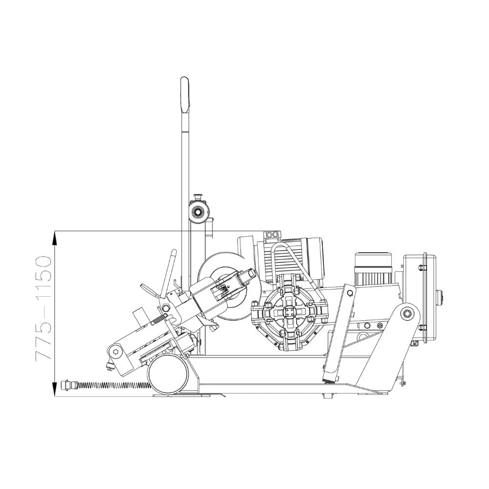ATH 7228 | LKW-Reifenmontiermaschine bis 1.600 mm | 14–28 Zoll