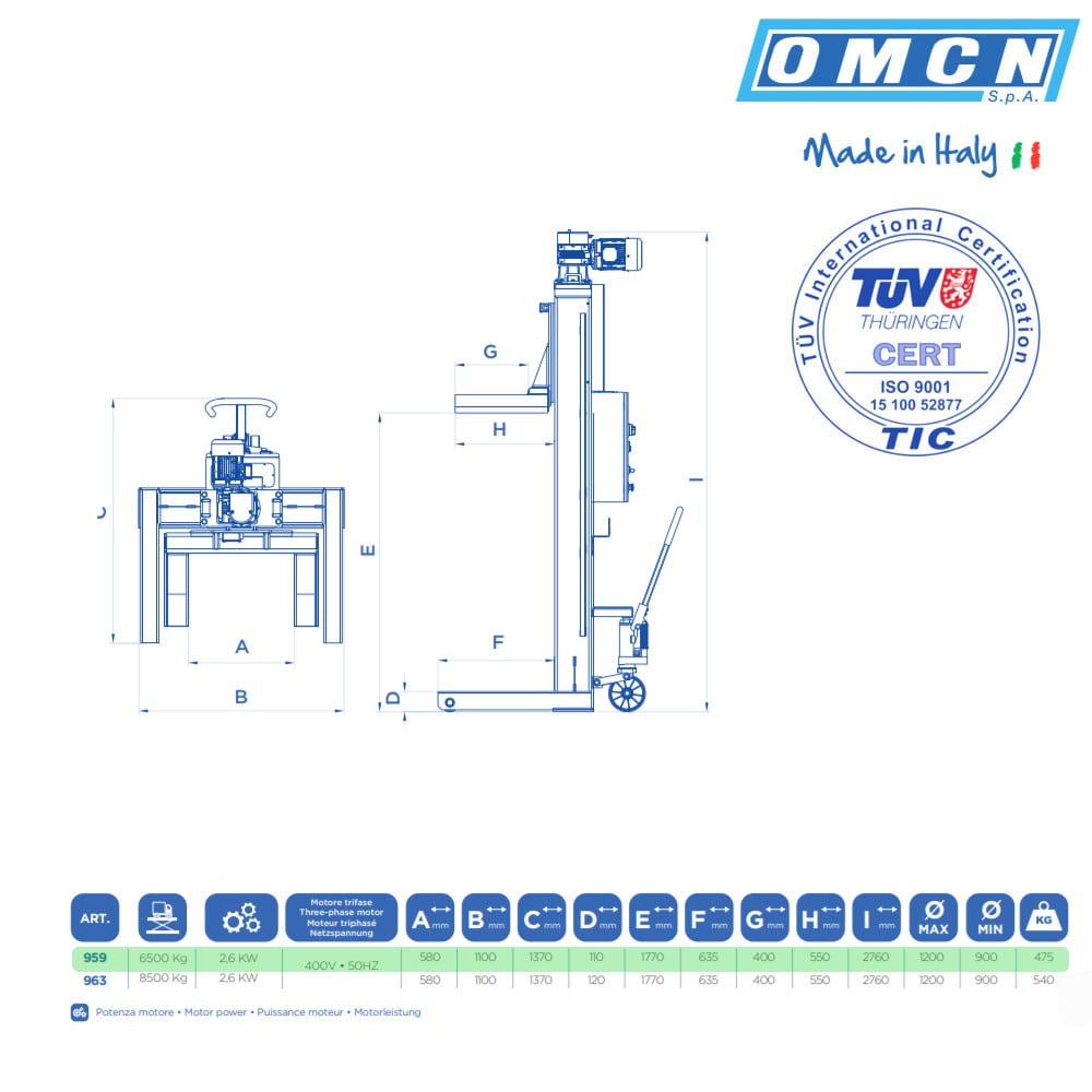 OMCN 959 » Mit 26t, 39t, 52t
