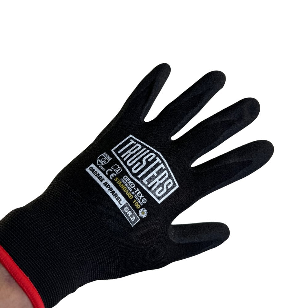 TRUSTERS GRIP Arbeitshandschuhe - Für Touchscreen, OEKO-TEX®, 12er Pack, Gr. 9