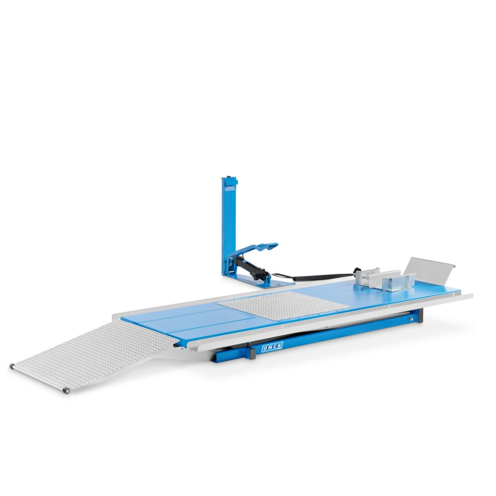 OMCN 196/P mit 500 kg Tragkraft, Fußpumpe, pneumatische Entriegelung