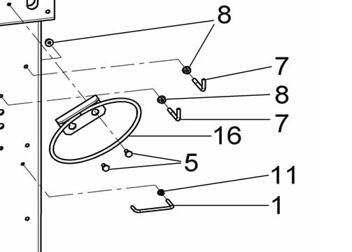 Montagepastenhalter für Ravaglioli G1160.30SLIM
