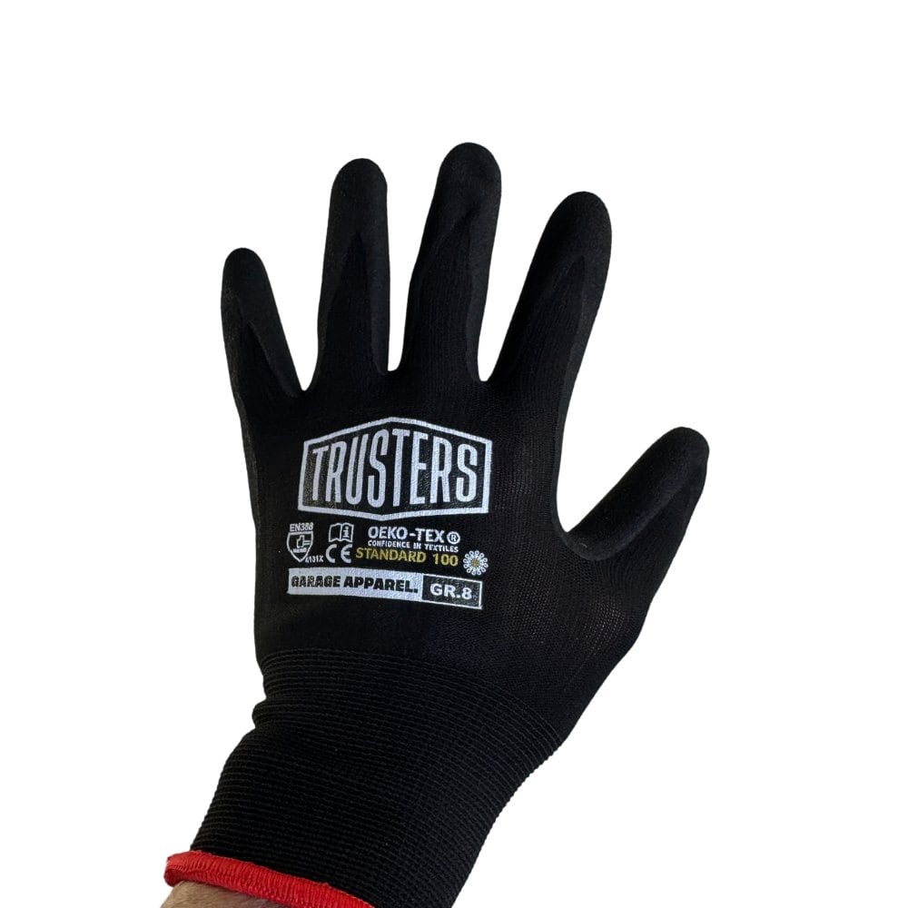 TRUSTERS GRIP Arbeitshandschuhe - Für Touchscreen, OEKO-TEX®, 12er Pack, Gr. 9