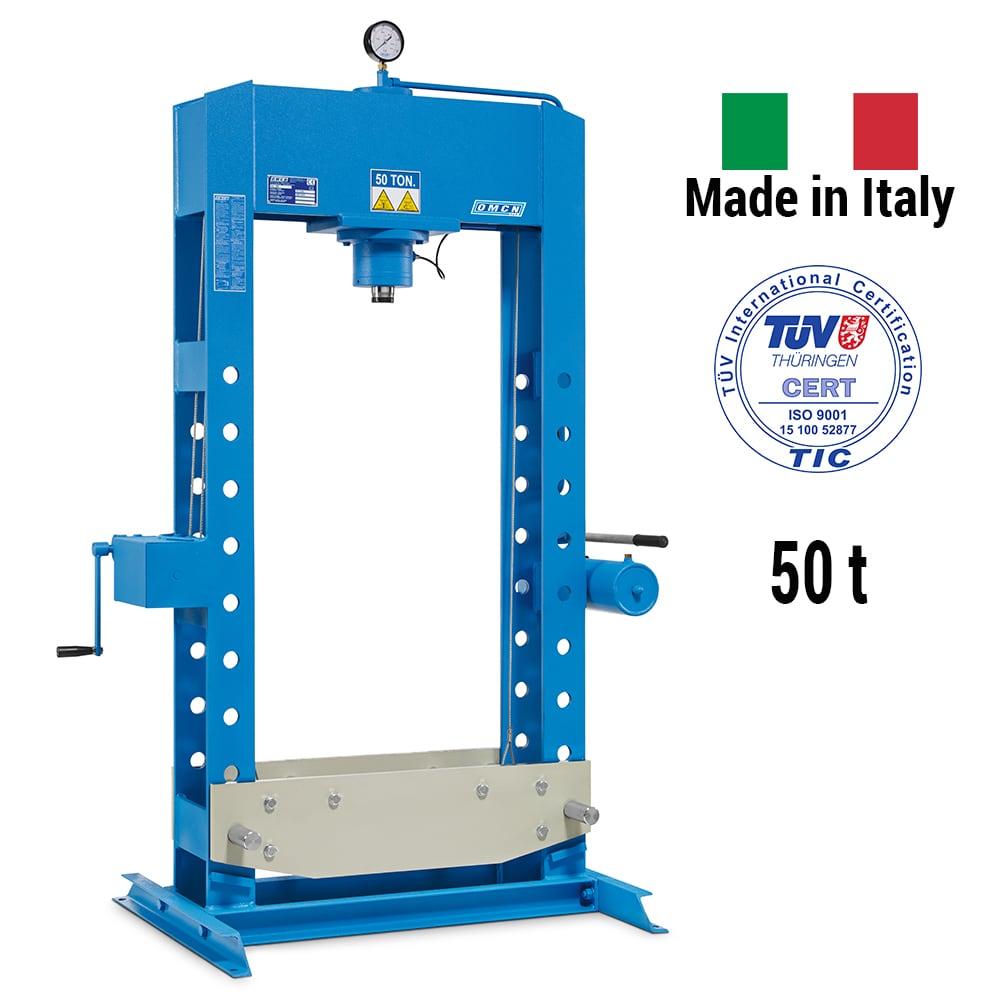 Werkstattpresse 50t » OMCN 158 » Handpumpe & Seilwinde