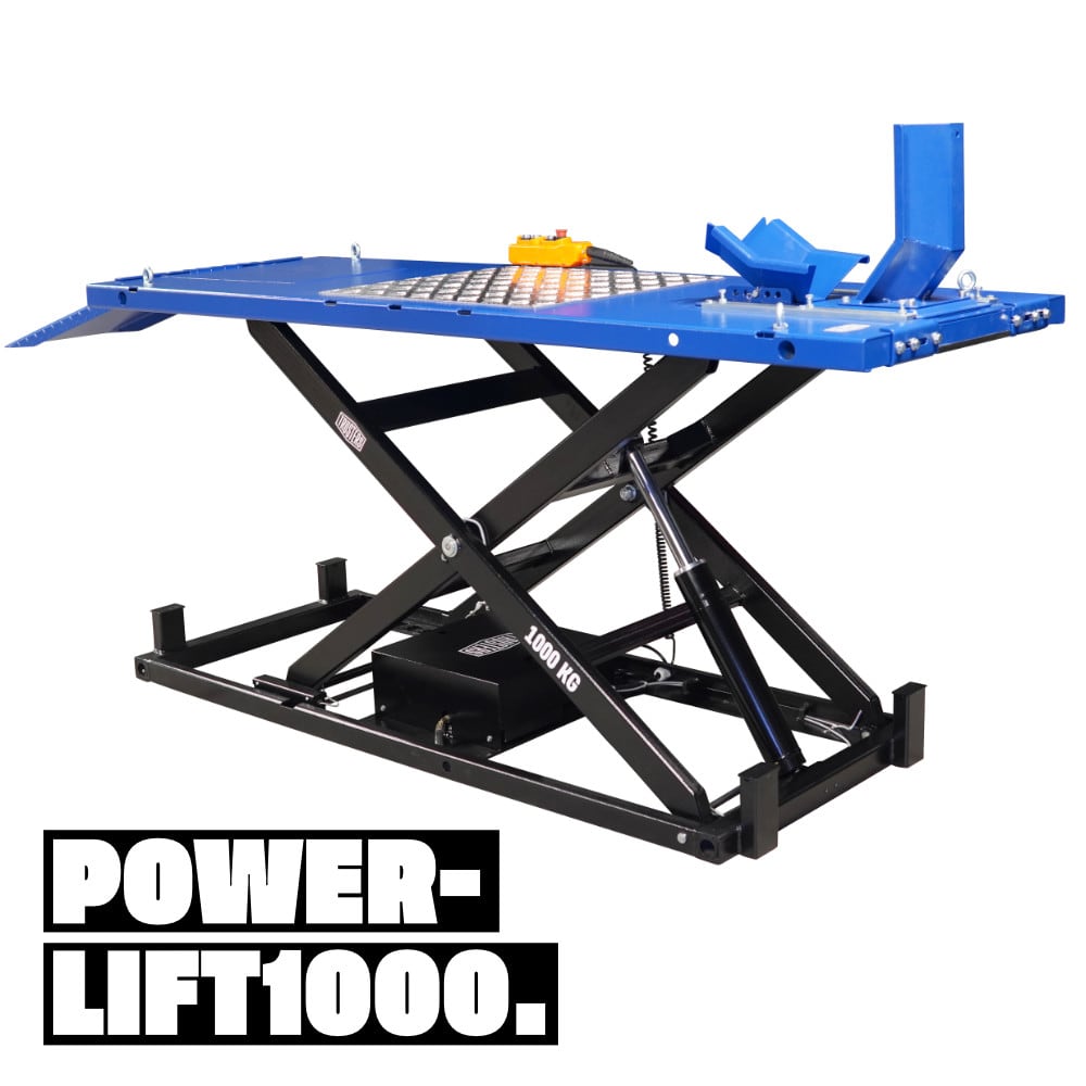 TRUSTERS / REMO POWERLIFT1000 » Motorrad » 1000 kg Tragkraft » Blau