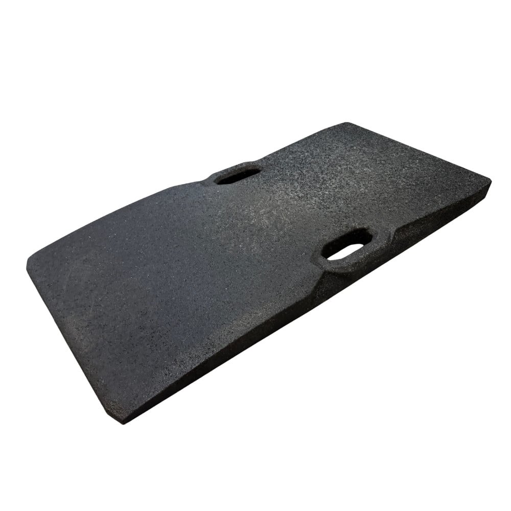 Universale Auffahrrampen aus Gummigranulat 1000x480x50mm
