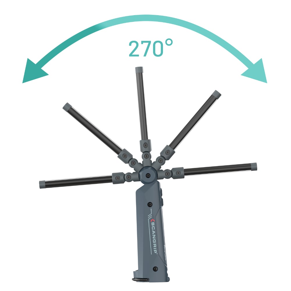 MINI SLIM - Ultraschlanke, magnetische 3 in 1 Akku-Arbeitsleuchte