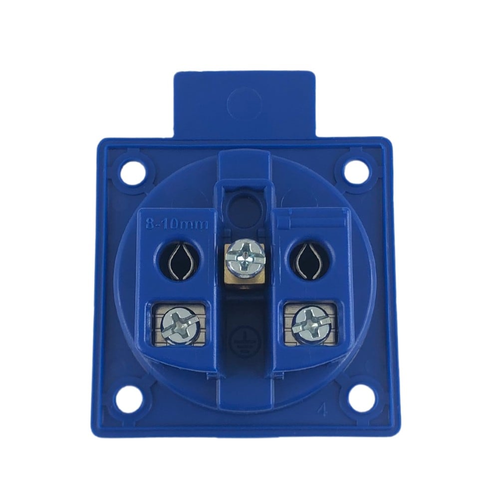 PCE 1050 Schutzkontaktsteckdose blau, IP54