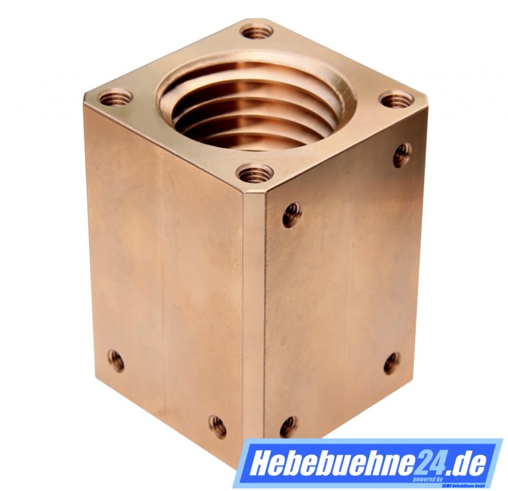 Tragmutter für Zippo 1001, 1101, 1201, 1301, 1211, 1311, 1111 » Sägezahn-Gewinde