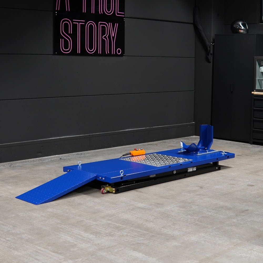 TRUSTERS / REMO POWERLIFT1000 » Motorrad » 1000 kg Tragkraft » Blau