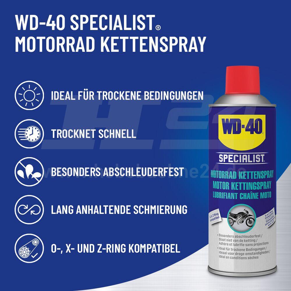 WD-40® Specialist Motorrad Kettenspray » 400 ml