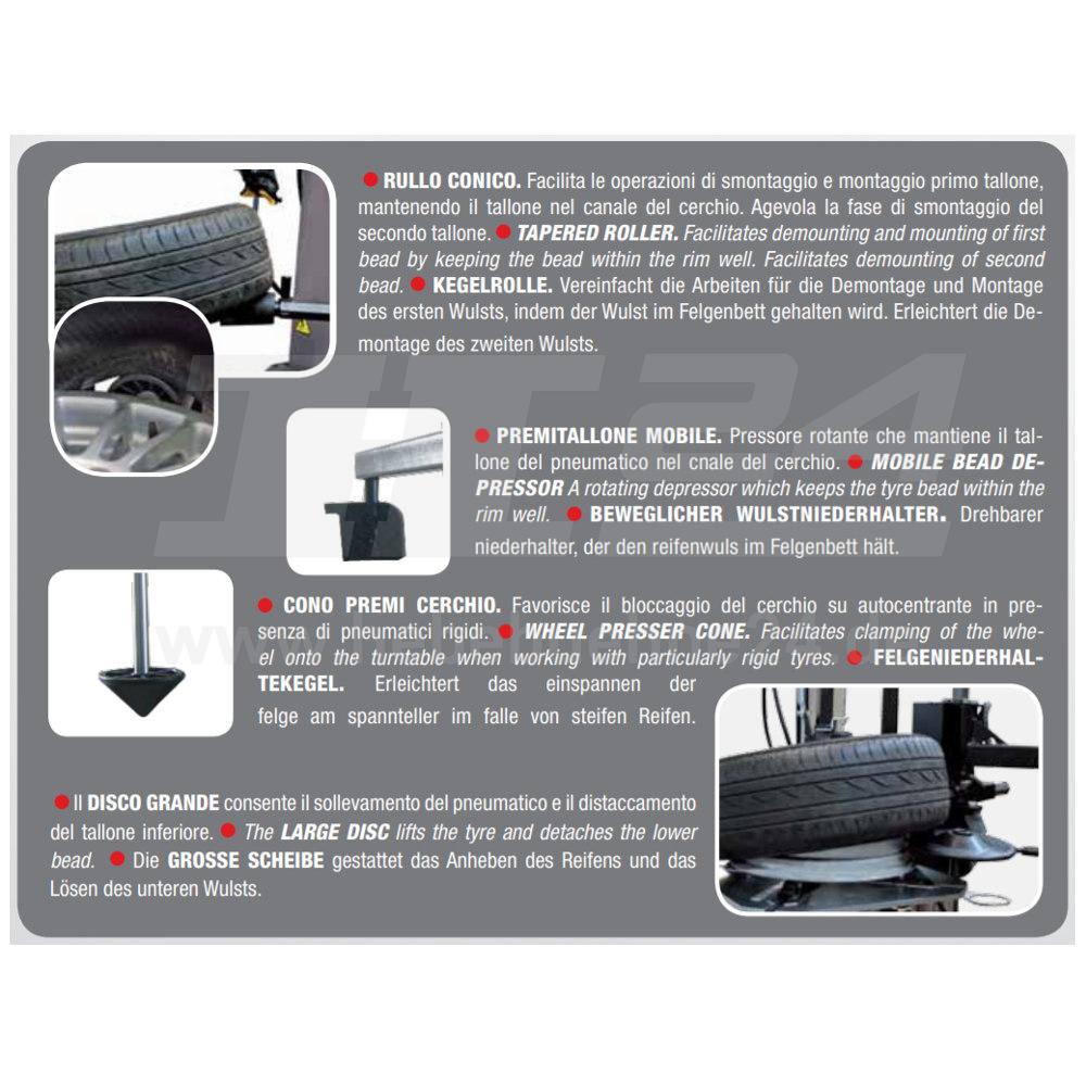 Hilfsarm für Reifenmontiermaschine, Corghi SP300