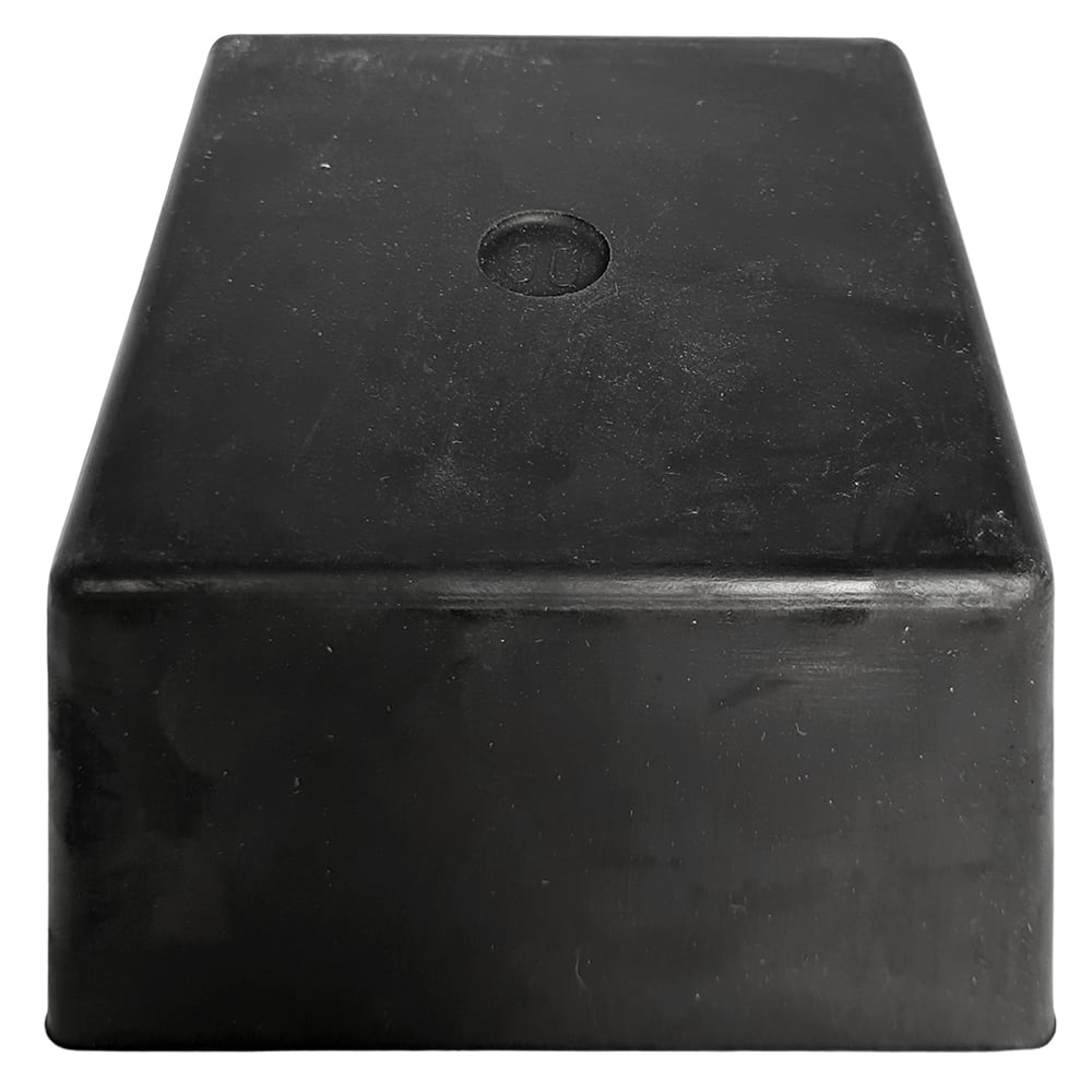 Gummiklotz für Slift Hebebühnen » oben: 120 x 120 mm, unten: 100 x 100 mm, Höhe: 80 mm