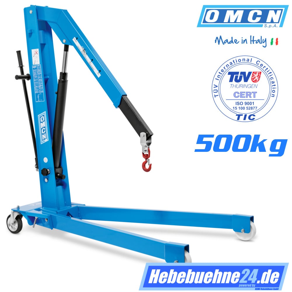 Faltbarer Werkstattkran OMCN GP05/DE | 500 kg