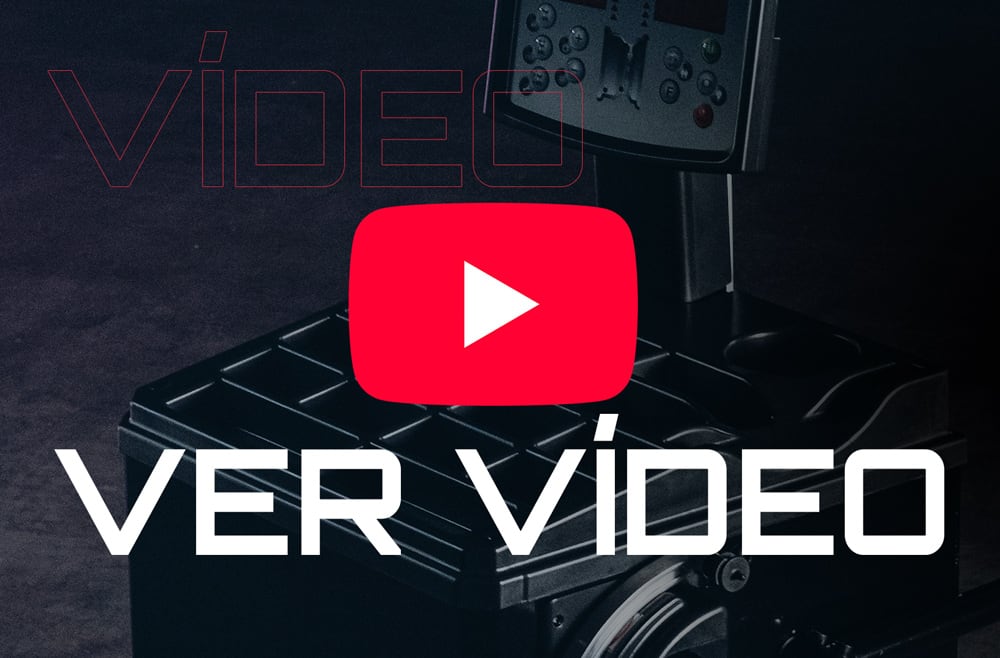Icono de reproducción de YouTube rojo sobre una cámara de cine antigua, con texto VER VÍDEO en letras grandes