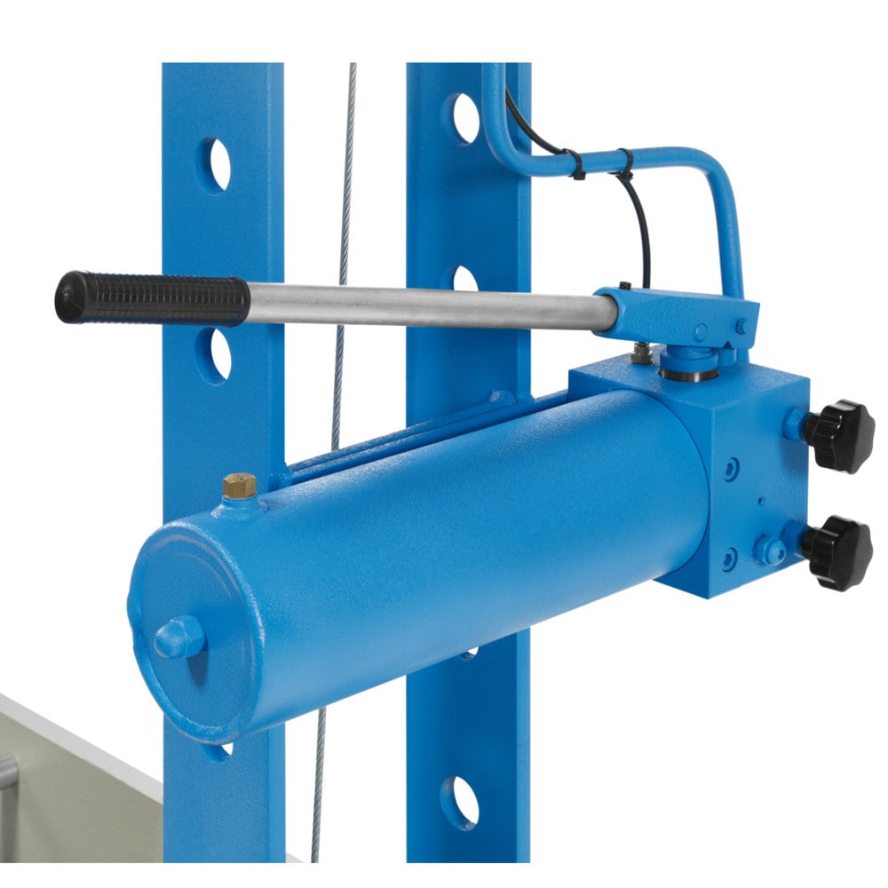 Werkstattpresse 30t, OMCN P30/SA, Handpumpe und Seilwinde