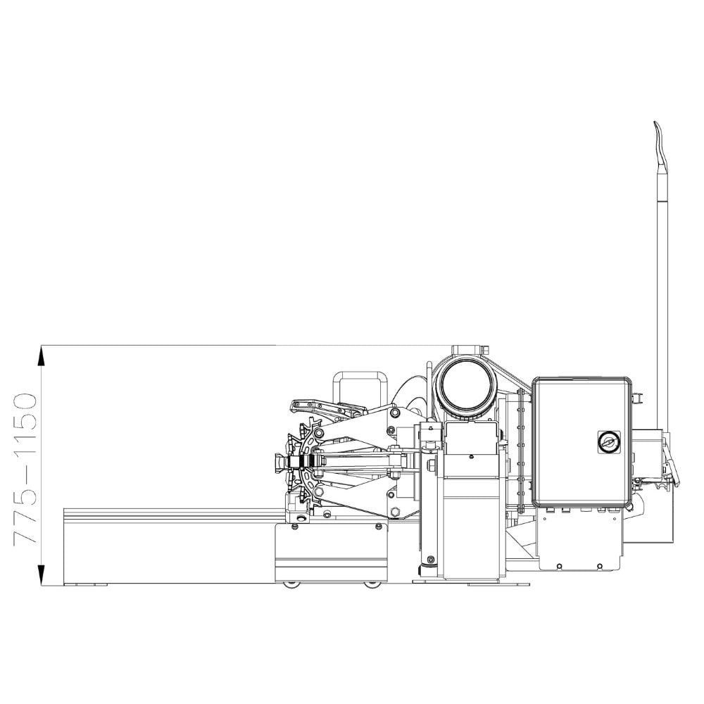 ATH 7228 | LKW-Reifenmontiermaschine bis 1.600 mm | 14–28 Zoll