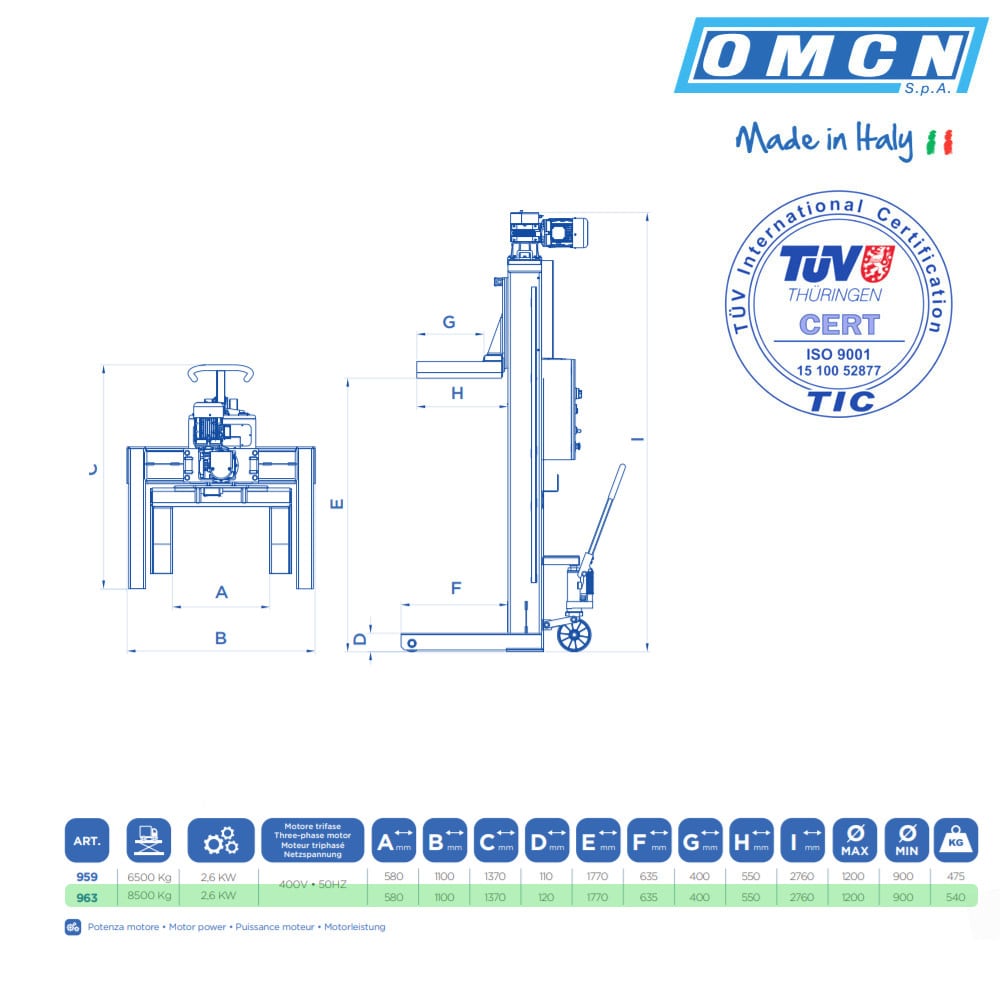 OMCN 963 » Mit 34t, 51t, 68t