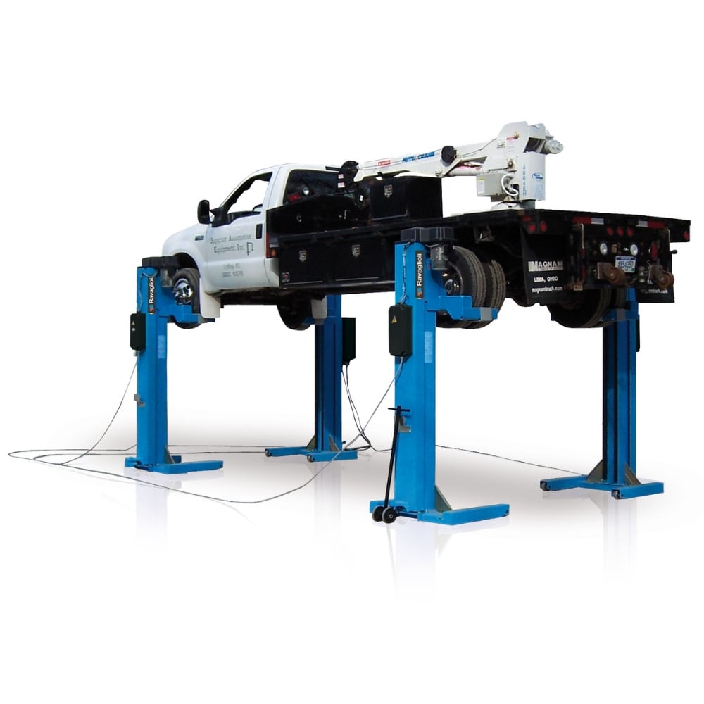 Radgreiferanlage Ravaglioli 212N | 12 t Tragkraft | Spindelantrieb