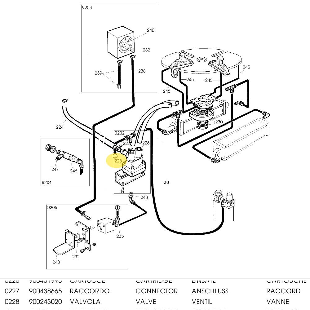 Tyre inflation valve Mondolfo Ferro AS903-AS963, MT2079 | 243020
